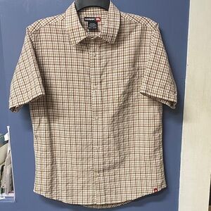 Tony Hawk Boys Tan Checkered Shirt